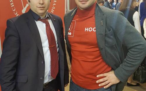 С Дмитрием Носовым - бронзовым призеров Олимпийских игр-2004